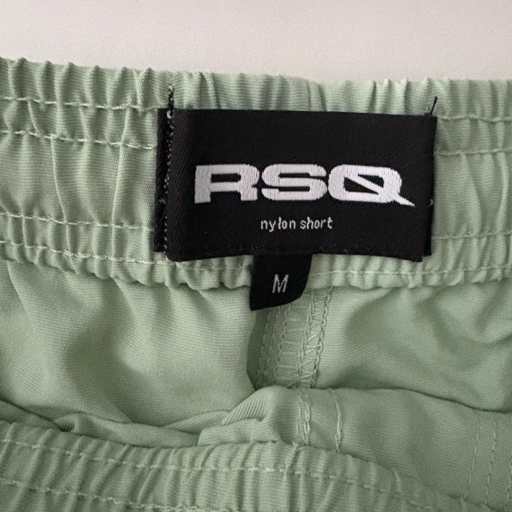 RSQ Light Green Nylon Shorts - Picture 2 of 2